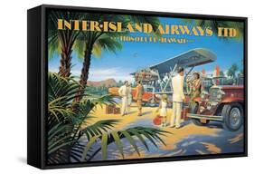 Inter-Island Airways-Kerne Erickson-Framed Stretched Canvas