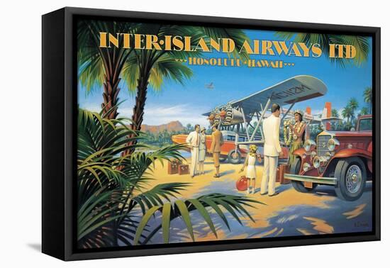 Inter-Island Airways-Kerne Erickson-Framed Stretched Canvas