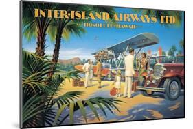 Inter-Island Airways-Kerne Erickson-Mounted Art Print