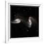 Interacting Galaxies NGC 5257 And 5258-null-Framed Photographic Print