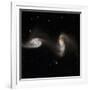 Interacting Galaxies NGC 5257 And 5258-null-Framed Photographic Print