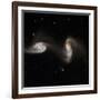 Interacting Galaxies NGC 5257 And 5258-null-Framed Photographic Print