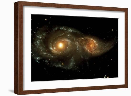 Interacting Galaxies-null-Framed Photographic Print