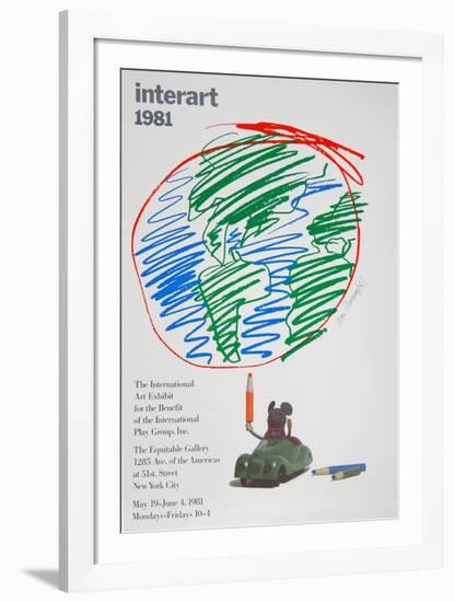 Interart '81 - Equitable Gallery-Ivan Chermayeff-Framed Collectable Print