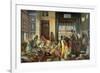 Intercepted Correspondence-John Frederick Lewis-Framed Art Print