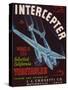 Intercepter Vegetable Label - Watsonville, CA-Lantern Press-Stretched Canvas