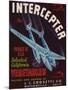 Intercepter Vegetable Label - Watsonville, CA-Lantern Press-Mounted Art Print