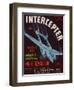 Intercepter Vegetable Label - Watsonville, CA-Lantern Press-Framed Art Print