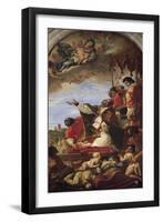 Intercession of Our Lady by Pope Gregory the Great, 1699-Sebastiano Ricci-Framed Giclee Print