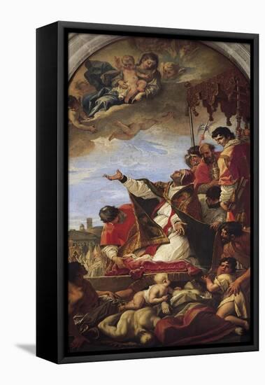 Intercession of Our Lady by Pope Gregory the Great, 1699-Sebastiano Ricci-Framed Stretched Canvas