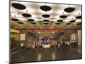 Interchange at Metro Station, Budapest, Hungary, Europe-Jean Brooks-Mounted Photographic Print