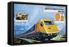 Intercity 125-Harry Green-Framed Stretched Canvas