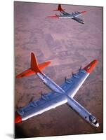 Intercontinental B-36 Bomber Flying over Texas Flatlands-Loomis Dean-Mounted Photographic Print