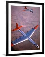 Intercontinental B-36 Bomber Flying over Texas Flatlands-Loomis Dean-Framed Photographic Print