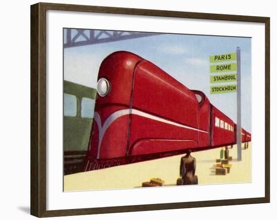 Intercontinental Railway-null-Framed Art Print