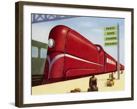 Intercontinental Railway-null-Framed Art Print