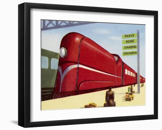 Intercontinental Railway-null-Framed Art Print