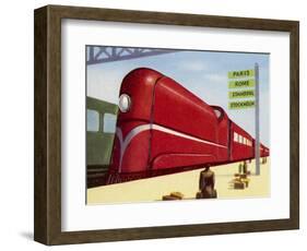 Intercontinental Railway-null-Framed Art Print