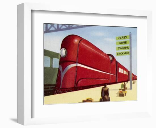 Intercontinental Railway-null-Framed Art Print