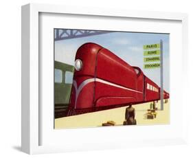 Intercontinental Railway-null-Framed Art Print