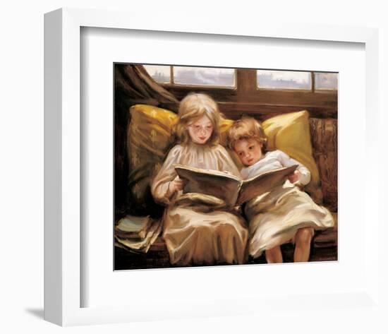 Interesting Story-Laura Muntz Lyall-Framed Premium Giclee Print