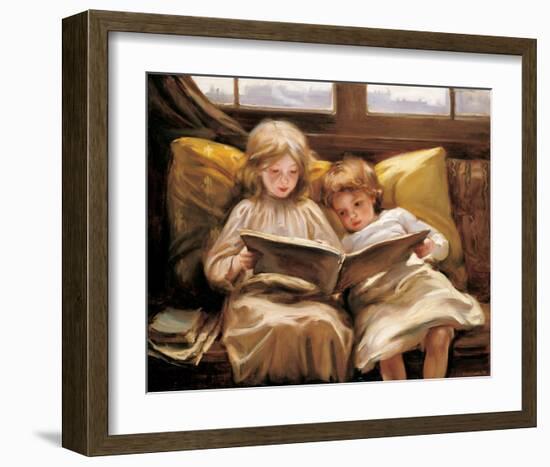 Interesting Story-Laura Muntz Lyall-Framed Premium Giclee Print