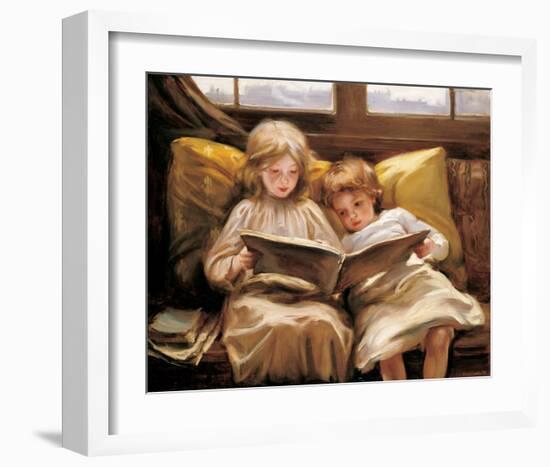 Interesting Story-Laura Muntz Lyall-Framed Premium Giclee Print