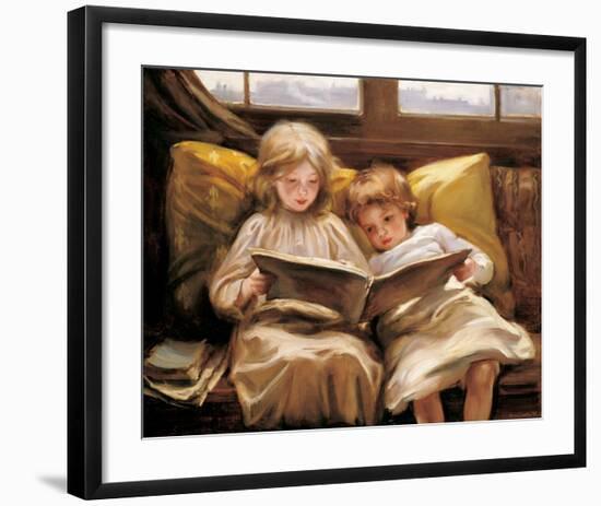 Interesting Story-Laura Muntz Lyall-Framed Premium Giclee Print