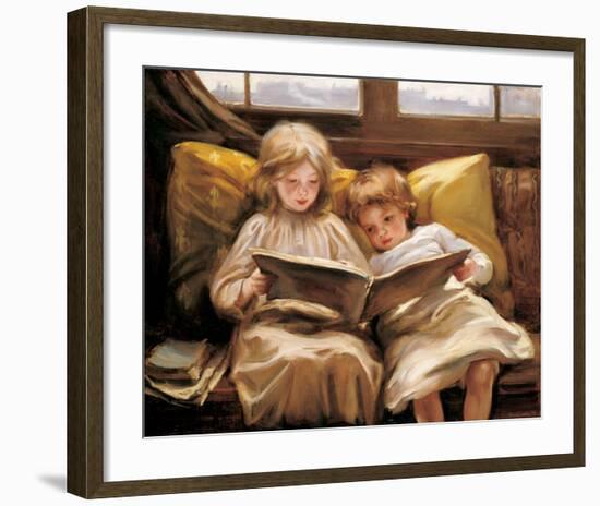 Interesting Story-Laura Muntz Lyall-Framed Premium Giclee Print