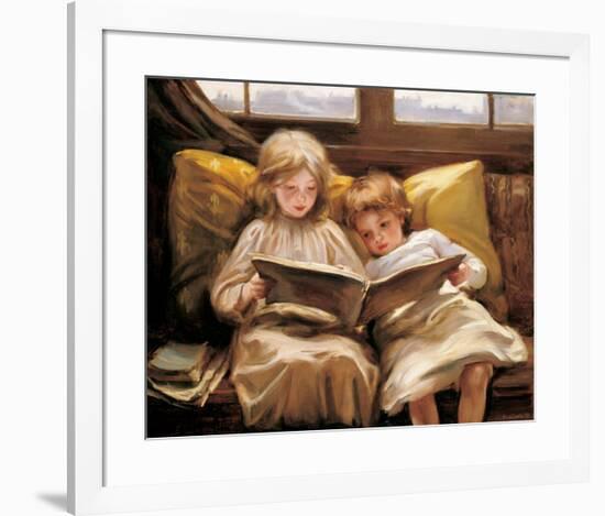 Interesting Story-Laura Muntz Lyall-Framed Premium Giclee Print