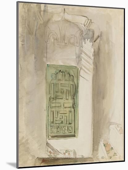 Intérieur au Maroc : la porte verte ; 1832-Eugene Delacroix-Mounted Giclee Print