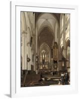 Intérieur d'église-Emanuel de Witte-Framed Giclee Print