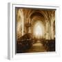 Intérieur d'église-null-Framed Giclee Print