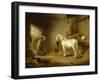 Intérieur d'étable-George Morland-Framed Giclee Print