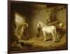 Intérieur d'étable-George Morland-Framed Giclee Print