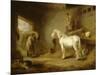 Intérieur d'étable-George Morland-Mounted Giclee Print