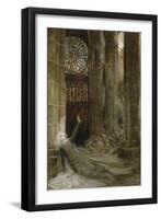 Intérieur de cathédrale-Georges Antoine Rochegrosse-Framed Giclee Print