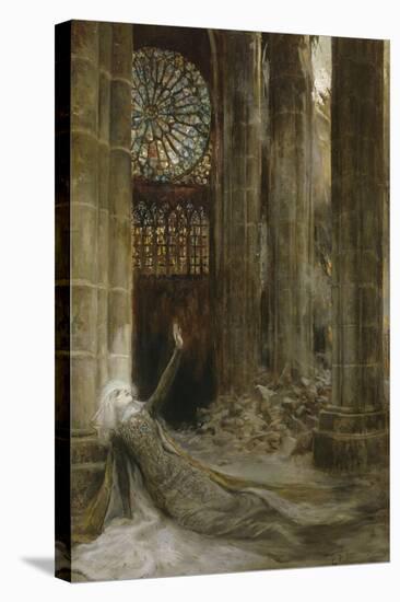 Intérieur de cathédrale-Georges Antoine Rochegrosse-Stretched Canvas