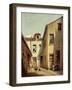 Intérieur de cour à Ménilmontant-C. Busilliet-Framed Giclee Print