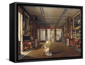 Interieur of Malmasion Music Room, c.1812-Auguste Garneray-Framed Stretched Canvas