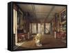 Interieur of Malmasion Music Room, c.1812-Auguste Garneray-Framed Stretched Canvas