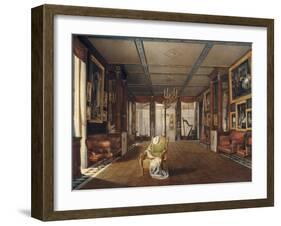 Interieur of Malmasion Music Room, c.1812-Auguste Garneray-Framed Giclee Print