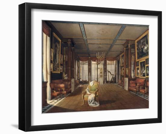 Interieur of Malmasion Music Room, c.1812-Auguste Garneray-Framed Giclee Print