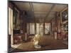 Interieur of Malmasion Music Room, c.1812-Auguste Garneray-Mounted Giclee Print