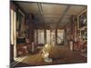 Interieur of Malmasion Music Room, c.1812-Auguste Garneray-Mounted Giclee Print