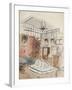 Intérieur présenté comme une tente étude pour "L'appartement du Comte de Mornay"-Eugene Delacroix-Framed Giclee Print