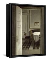 Intérieur, Strandgade,30-Vilhelm Hammershoi-Framed Stretched Canvas