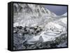 Interim Camp on the North Side of Everest, Tibet-Michael Brown-Framed Stretched Canvas