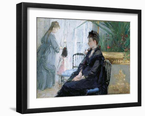 Interior, 1872-Berthe Morisot-Framed Giclee Print