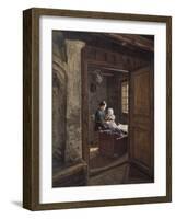 Interior, 1896-Bruno Andreas Liljefors-Framed Giclee Print